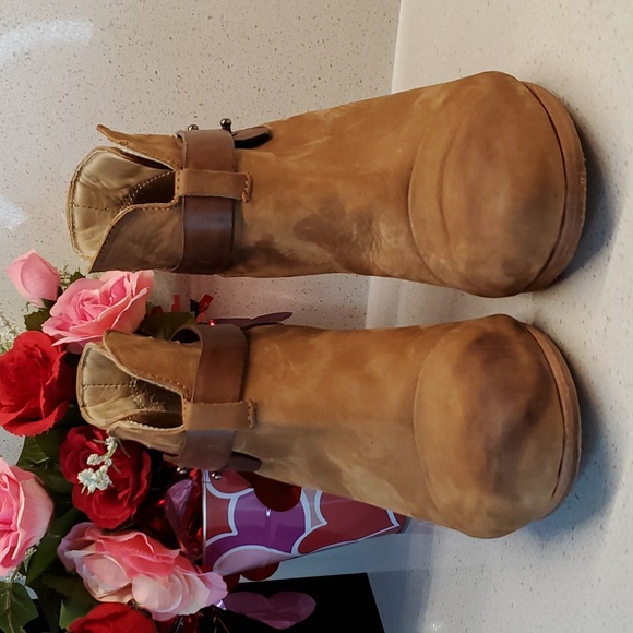 RAG & BONE suede leather ankle booties (sz 7) - Picture 3 of 10